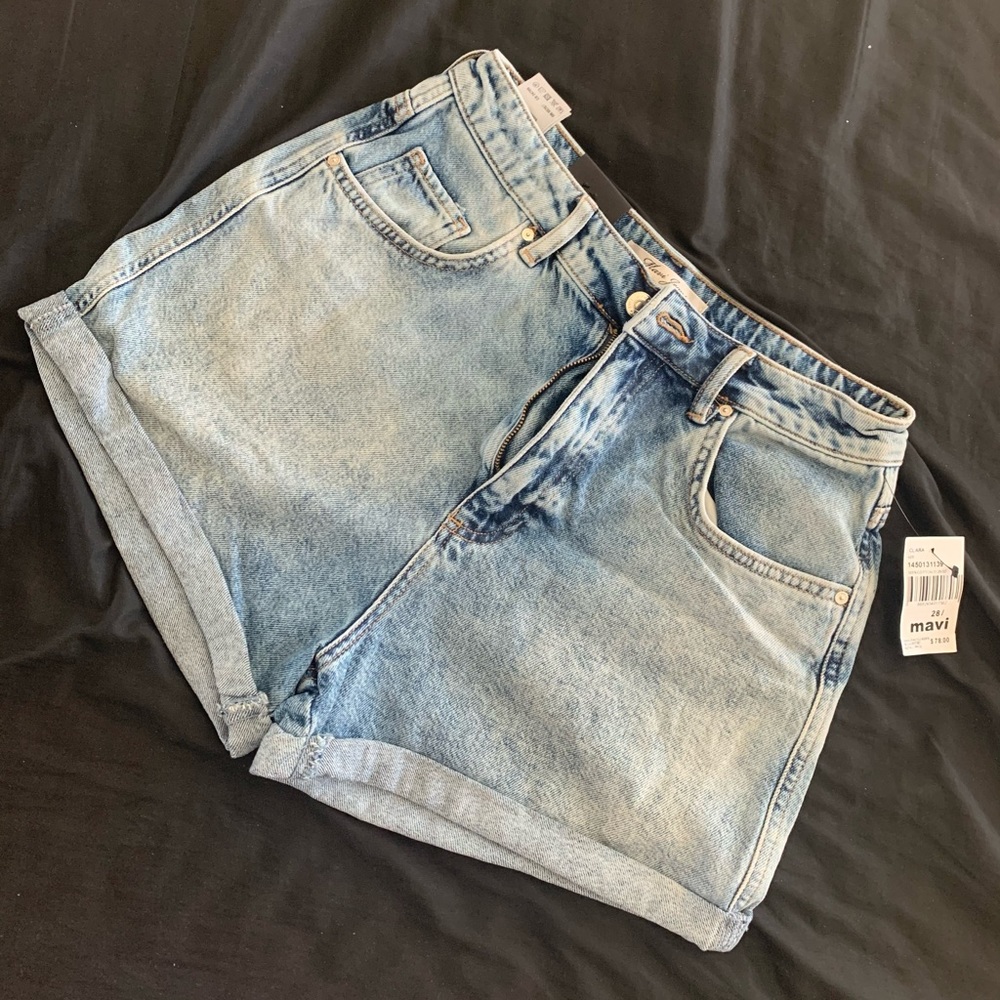Mavi Jeans Clara High Waist Denim Shorts